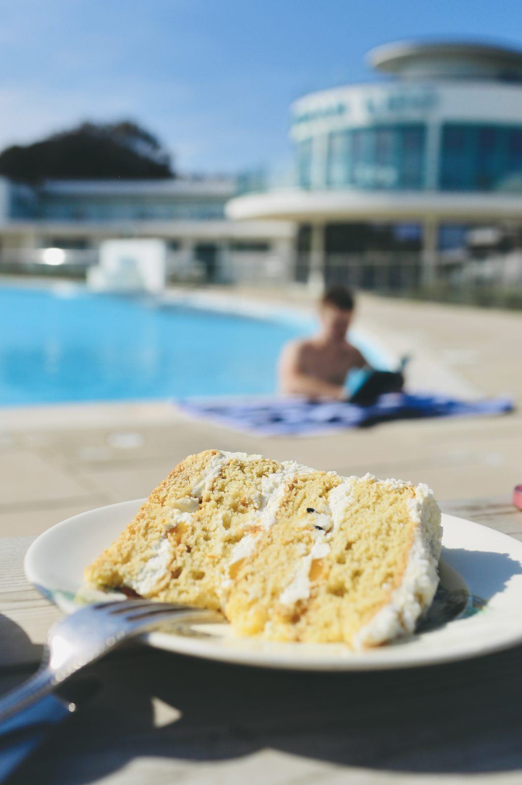 Come for a swim, a sauna, then tea and cake